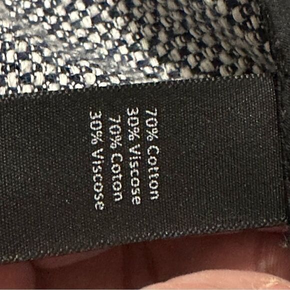 Elizabeth and James jacket Black Tweed Blazer Jacket Size 4. Cotton. - Picture 5 of 8